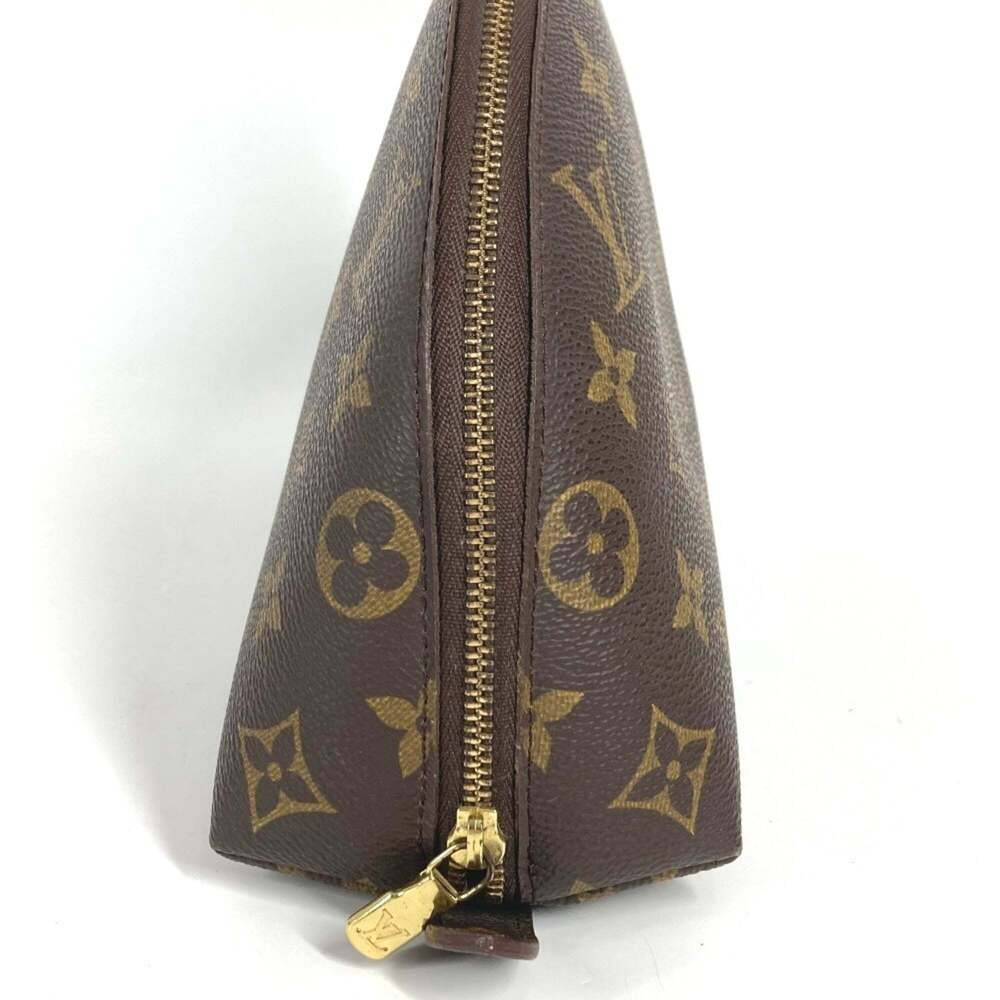 LOUIS VUITTON Brown Monogram Canvas Pouch - Picture 6 of 12